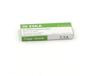 10x Fusible Temporisé (T) en céramique 2.5A / 250VAC 5x20mm