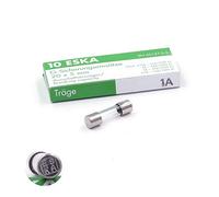 10x Fusible temporisé (T) en verre 1A / 250VAC 5x20mm