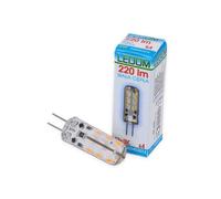 10x G4 | ampoule LED | 2 watts | 12V DC | 220 lumens | silicone | culot à broches | lampe enfichable | lampe | 3000K blanc chaud