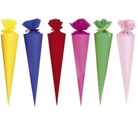 10x Goldbuch 97820 sac d'école de bricolage en carton coloré assorti 70 cm