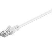 10X Goobay 93496 CAT 5e câble patch, F/UTP, blanc, 3 m - CCA mélange de cuivre