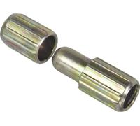 10x goupille de guidage métal goupille de connexion tables à rallonges 8mm