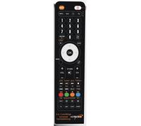 10x Heitech Universal Télécommande Noir Remplacement 4in1 TV Smart TV DVD