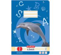 10x Herlitz 3321700 Lineatur 2 cahier d'école x.book DIN A4 ligné