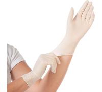 10x Hygostar 2671 gants latex grip blanc taille 9/L non poudré