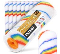 10x Instalguru Rouleaux De Peinture 15 cm Polyacrylique Rouleau À Laque Pour Peinture Murale Emulsion Latex Travaux De Rénovation Intérieure