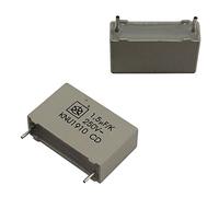 10x Iskra MKP Condensateur À Film | 1,5µF 250V DC I 2-Pin Raccordement I 2-Pins I 1,5uF, 1500nF I Condensateur pour les filtres de fréquences des haut-par