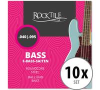 10x Jeu de 4 Cordes Basse Guitare Electrique Longscale 040 - 095 en Acier Nickel