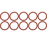 10x joint torique 34,9x4,2mm rouge joint silicone pour DeLonghi groupe d'infusion mesure extérieure 43,3mm