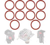 10x joints toriques, D'ÉTANCHÉITÉ pour piston de groupe café DeLonghi, AEG | Kit d'entretien Unité de Brassage EABI EAM ECA ECAM ESAM EPAM ETAM pour piston pression du groupe machine à café 5332149100
