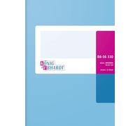 10X König & Ebhardt 8616110 Geschäftsbuch A6 liniert 32Bl