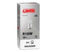 10X Lampe Halogène Ampoule Sphérique R10W 10W BA15S Pour Camion Remplacement 24V