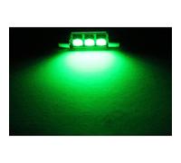 10x LED Soffitte 39mm C5W Vert Canbus 12V Eclairage intérieur et décoratif