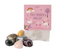 10x "Licornes / conte de fées" pierres porte-bonheur pour enfants "Porte-bonheur magique" - comme cadeau d'anniversaire licorne pour enfants Porte-bonheur pour enfants Cadeau d'anniversaire licorne