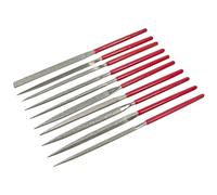 10x Limes aiguilles diamantées, 3 x 140mm professionnel de bijoutier précision diamond lime aiguille en métal