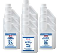 10x LIQUI MOLY 250ml 2-Takt-Hochleistungs-Motorenöl Mélange Tondeuse à Gazon