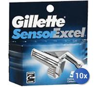 10X Lot Gillette Pièces De Rechange Sensor Excell X 5