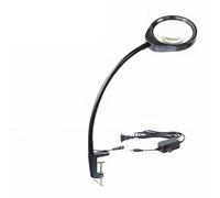 10x loupe d'agrandissement avec lumière et Pince, Lampe grossie légère éclairée, landg de col en Ajustement à la Base de chât