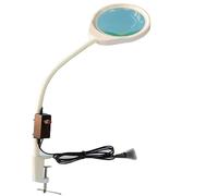 10x loupe d'agrandissement avec lumière et Pince, Lampe grossie légère éclairée, landg de col en Ajustement à la Base de chât