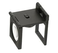 10x Loupe de Pliage avec échelle, Grande Loupe Loupe éclairage Ity Vivant Aides et Batteries pour l'imprimerie Tissage e ICS