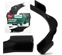 10x Millto Support de Coude Tube PEX 14-18 mm Guidage Installation Sol Chauffant 90° Chauffage Hydraulique Montage Facile Courbure Tuyauterie Plancher Thermique