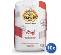10X Multipack Caputo Chef Farine Cuoco 00 Kg