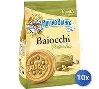 10X Multipack Mulino Bianco Biscotti Baiocchi Gr 240 Pistaches