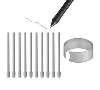 10X Original Flet Pointes de Remplacement pour Wacom Pro Pen 2/Slim/3D&Classic Pen,Mobile Studio Pro(DTHW1320/1620),Cintiq Pro(DTH1320/1620/2421/3221&DTK2421),Cintiq 16(DTK1660/1661)