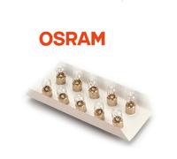 10X OSRAM Ampoule Glühbirne Intérieure Auto Kfz Oldtimer 12V 4W BA9S 3860