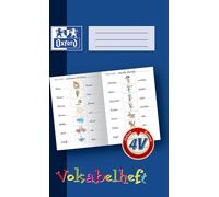 10x Oxford 100057955 Lernsysteme Cahier de vocabulaire LIN4V A4 16 feuilles 4V (3 colonnes à colorier)