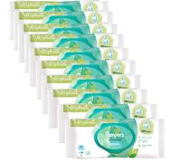 10x Pampers Harmonie Aqua Lingettes Pour Bébé, 1 Paquet = 48 Lingettes