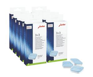 10x Pastilles détartrantes 2 phases (3x3pcs) d'origine Jura pour machine à café