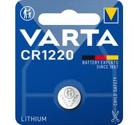 10x Pile bouton lithium Varta CR1220 3V 1 blister VCR1220, DL1220, BR1220 1er