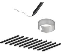 10x Pointes De Remplacement Pour One By Wacom/Bamboo/Intuos/Intuos 5&4&3/Intuos Pro(Pth-451/651/851)/Cintip/Cintip Companion 1&2&hybrid/Cintip 13h, Para Cte-,Mte-,Ctl-,Cth- Tablette Graphique, Noir