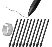 10x Pointes De Remplacement Pour Remarkable 1/2/Marker/Marker Plus & Boox Pen2 Pro/Boox Pen Plus/Boox Triangle Pen/Boox Wacom Stylo Stylet, Boox Max/Note/Nova/Go/Tab Ultra&mini Série, Noir