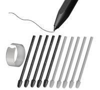 10X Pointes de Remplacement pour Remarkable 1/2/Marker/Marker Plus & Boox Pen2 Pro/Boox Pen Plus/Boox Triangle Pen/BOOX Wacom Stylo Stylet, Boox Max/Note/Nova/Go/Tab Ultra&Mini Série, Blanc+Flet