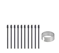10X Pointes de Remplacement pour Wacom One Standard Pen (2023 Edition) pour Wacom One 13 Touch (DTH134) / 12 (DTC121) / M (CTC6110) / S ( CTC4110), Noir