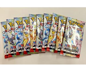 10x Pokémon Prismatique Évolutions Booster Pack Sv 8.5 ETB Sealed English Promo