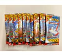10x Pokémon Surging Sparks SV08 Booster Pack Neuf Scellé Anglais Scarlet Violet