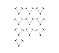 10X pour Récepteur de Diversité GEPRC ELRS DUAL 2,4 GHz RX 25-1000 Hz TCXO Intégré avec Double Antenne pour Drone FPV RC