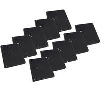 10x Professional A4 Porte Partition Chorale Noir de Musique en Cuir Imitation