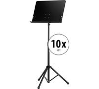 10x Pupitre Musique Pliable Partition D'Orchestre Trepied Reglable Grand Robuste
