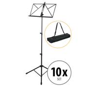 10x Pupitre Support Trépied Partitions D'Orchestre Musicien Reglable inc. Sac