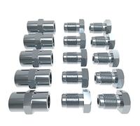 10x raccord mâle + 5 Connecteur femelle M10x1 pour Tuyau de Frein 4,75 mm évasure DIN collet-battu mâle Kit Freinage 3/16" DIN/ISO 1651