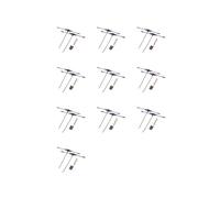 10X Récepteur XR4 Gemini-X Double Bande ELRS 2,4 GHz/SUB-G 900 MHz RX avec Antenne de Type T pour Drones RC FPV.