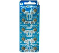 10x Renata 371 SR920SW Pile Bouton Oxydure D’Argent 1,55 V Swiss Made LR44