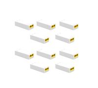 10X Repetidor POE de 2 Portas 10/100Mbps Extensor PoE 1 A com IEEE802.3Af/At Plug&Play 48V para Switch NVR IP Camera AP