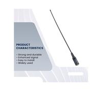 10X RH-771 Paire Bande VHF / UHF BNC Talkie Walkie Tenu Dans La Main Antenne Radio pour UV-5R