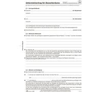 10x RNK Verlag 519 Contrat de sous-location pour locaux commerciaux, 4 pages, plié à DIN A4