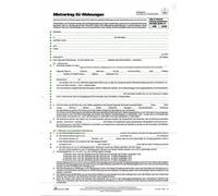 10x RNK Verlag 525 Contrat de location d'appartement version détaillée 6 pages pliées sur DIN A4